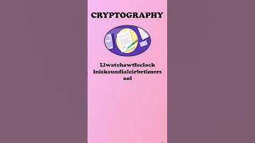 SECRET WRITING(Cryptography)-PUZZLES
