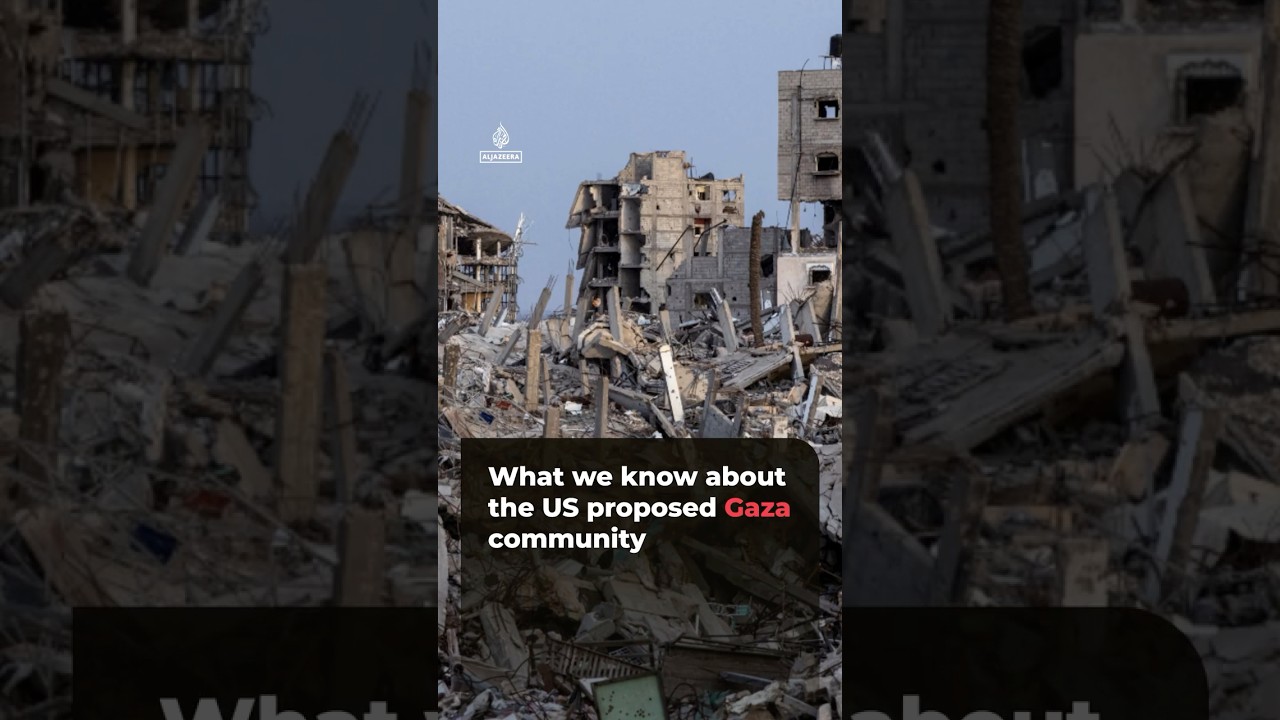 ما نعرفه عن المستوطنة المقترحة من الولايات المتحدة في غزة | AJ #shorts