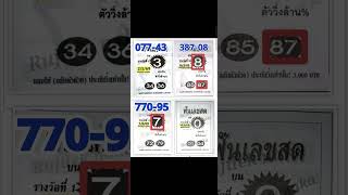 Thailand Lottery 4pc paper 16/06/2026 Thai Lottery Result Today First paper second paper Last