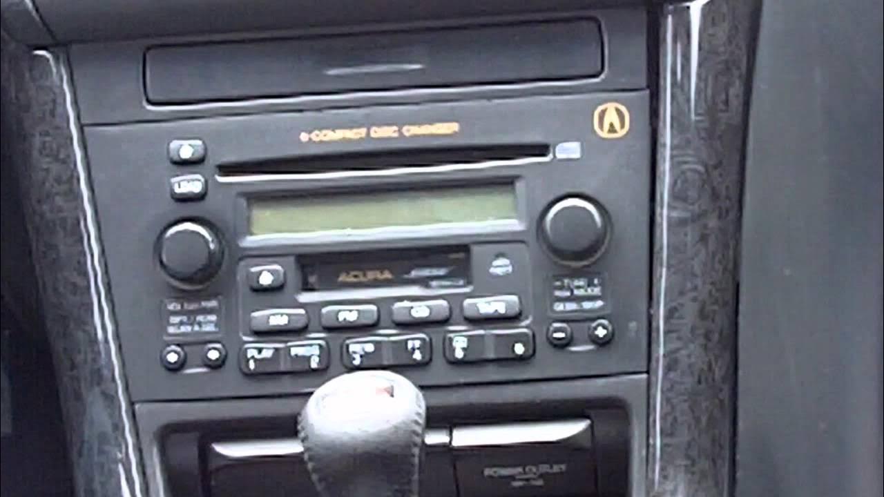 How To Reset Radio Security Code Acura CL MB Motorsports YouTube