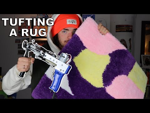 Tufting a Rug (MY PROCESS)