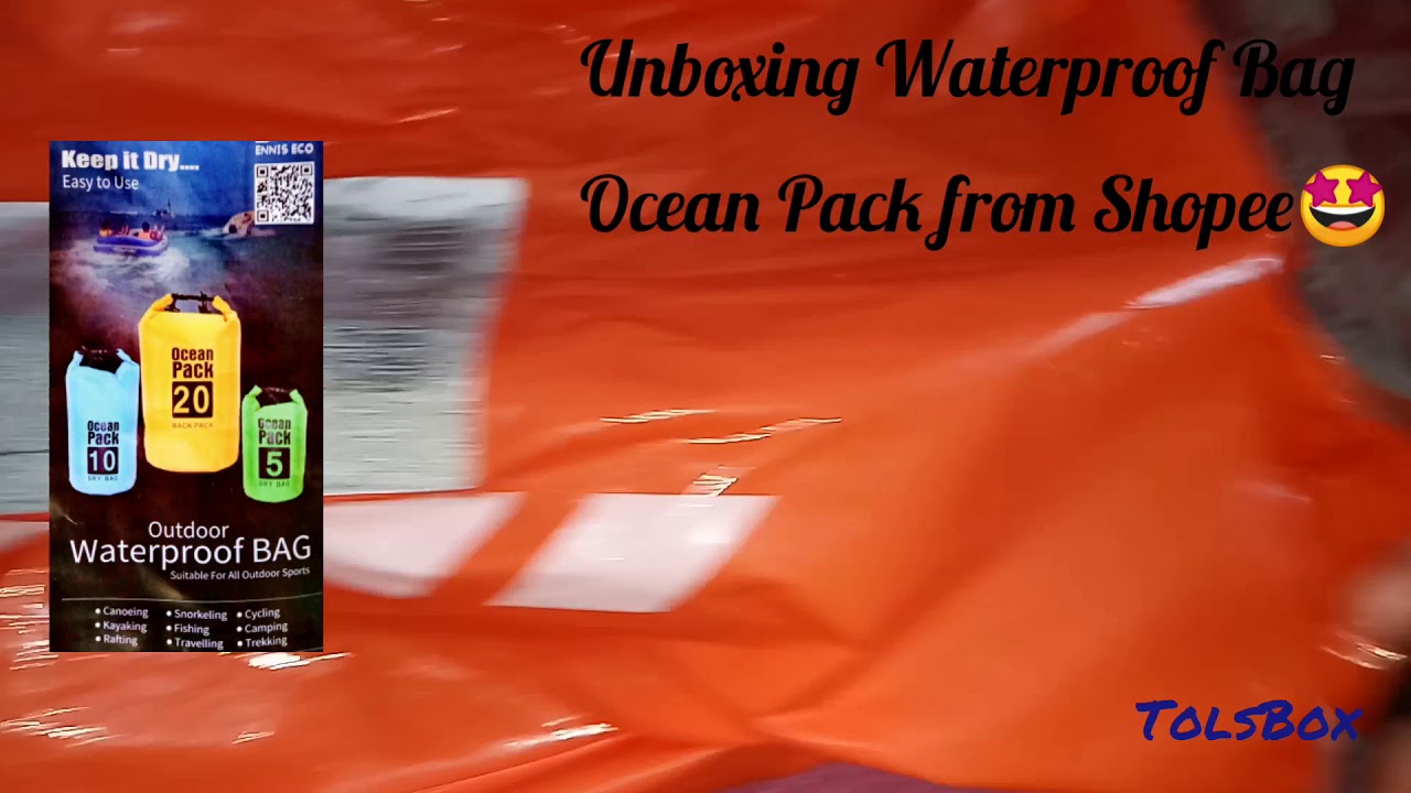 Ocean Pack Outdoor WaterProof Bag UNBOXING ASMR POV