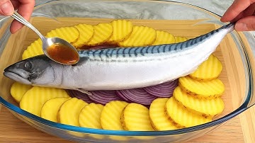 Ich brate keinen Fisch mehr🐟Das ist die leckerste Makrele, die ich je gegessen habe😋Einfaches Rezept