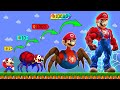 Super Mario Bros But Every Seeds Makes Mario Growing Up Into Spiderman Good Mario