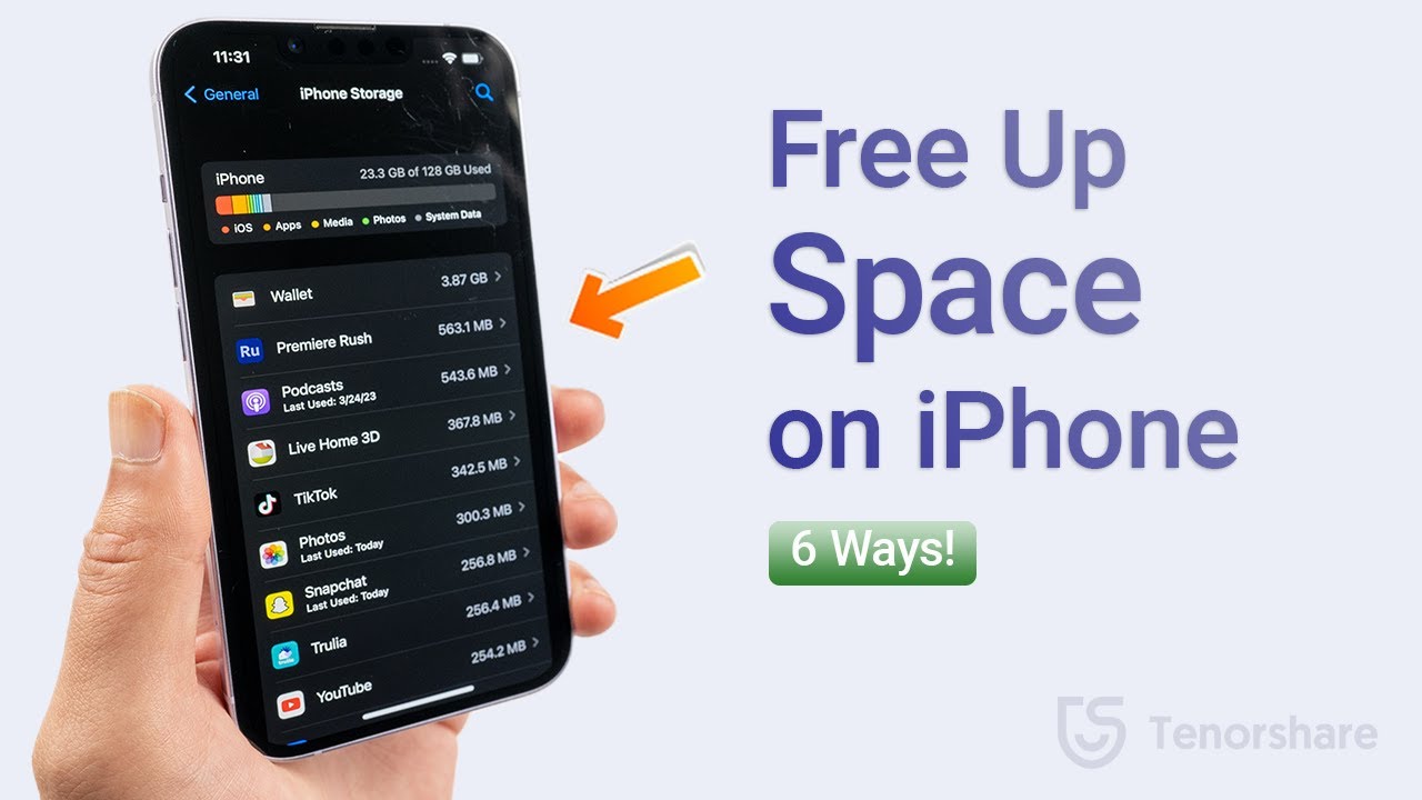 How To Free Up Space On IPhone 2023 Best 6 Ways YouTube 