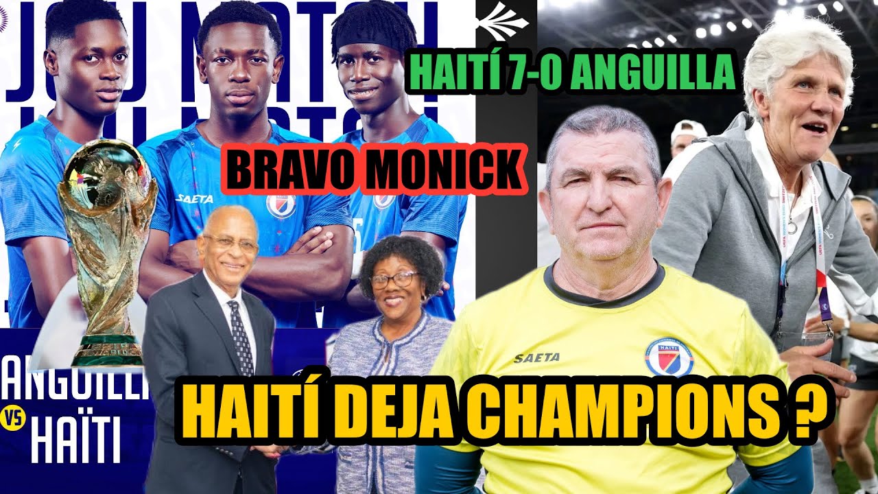 HAITÍ U2O TOUT DMYON MATC KI TE GEN APIL KOZE FET ,AN GADE AKSYON YO