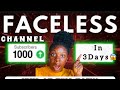 🔥 No Face = 1,000 Subs?! How to Grow Your Faceless Channel FAST🚀