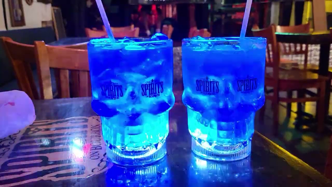 Bourbon Street cocktails 