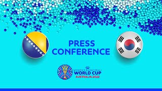 Bosnia and Herzegovina v Korea - Press Conference