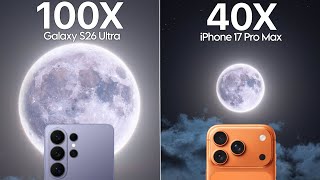 Samsung Galaxy S26 Ultra VS iPhone 17 Pro Max Live Zoom Test Comparison