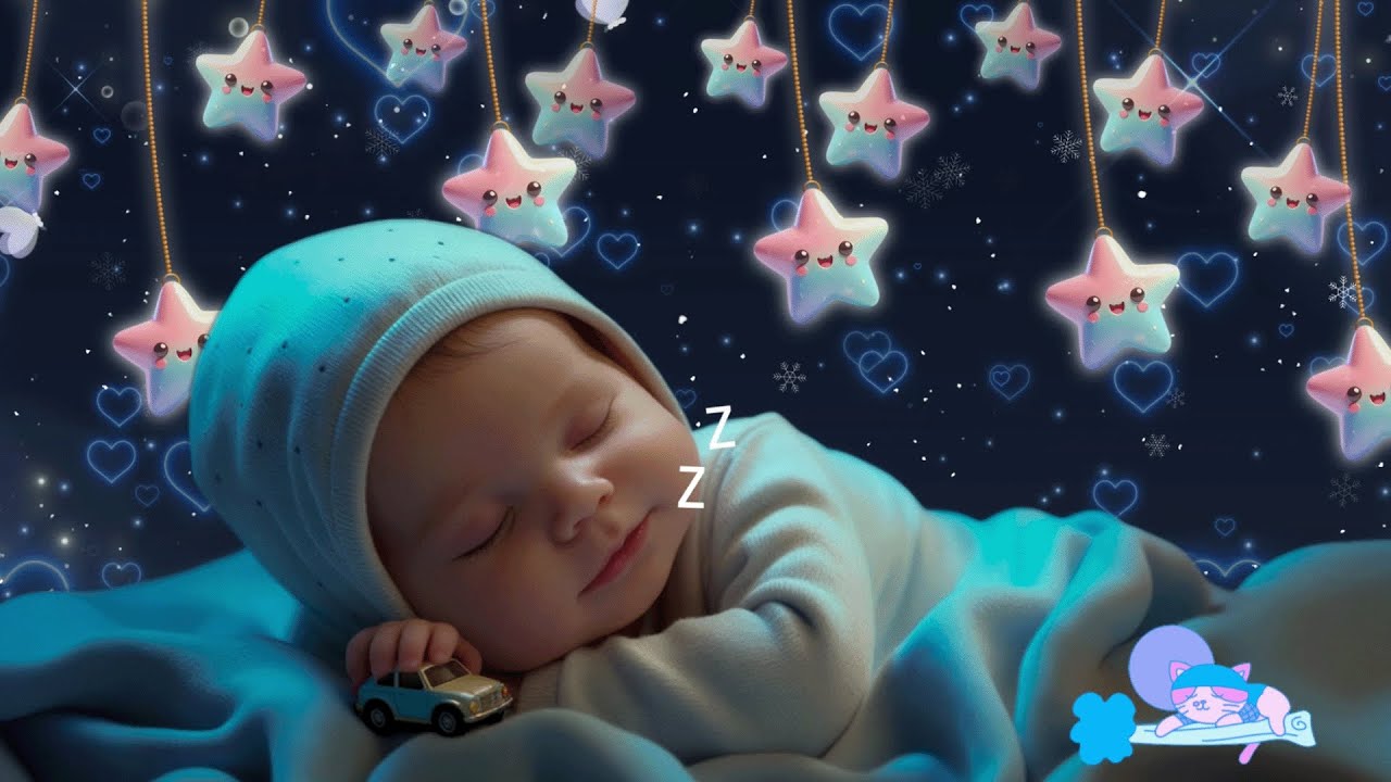 Baby Sleep Music 🌙 Mozart & Brahms Lullabies | Fall Asleep Fast