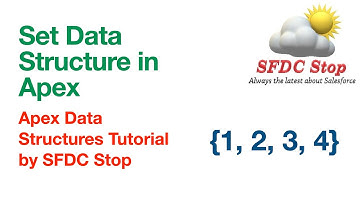 Set Data Structure in Apex | Set Basic Methods | Apex Data Structures Tutorial by SFDC Stop