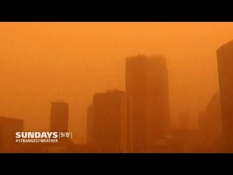 Strangest Weather On Earth: Aussie Dust Storm! - YouTube