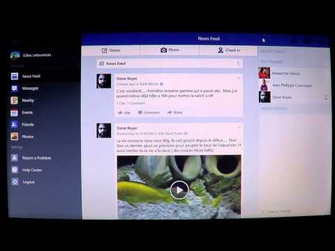 Windows 8.1 official facebook app review