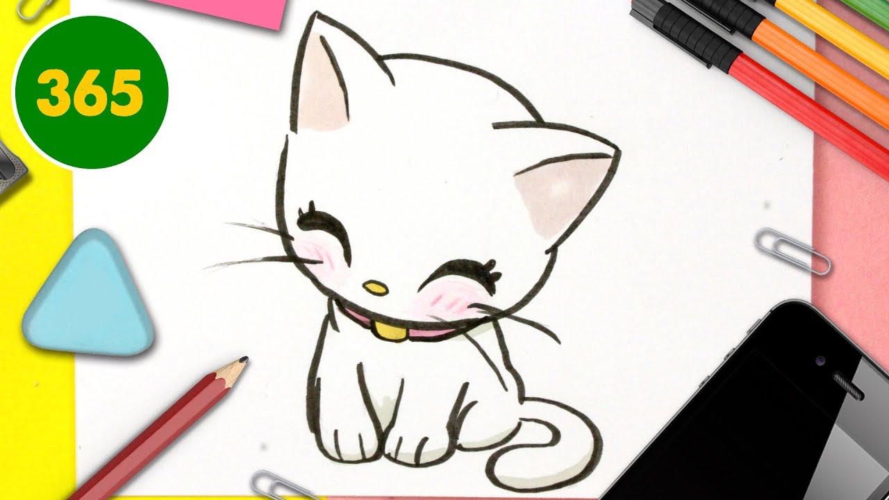 Comment Dessiner Un Chat Kawaii Apprendre A Dessiner Comment Dessiner Kawaii Facile Youtube