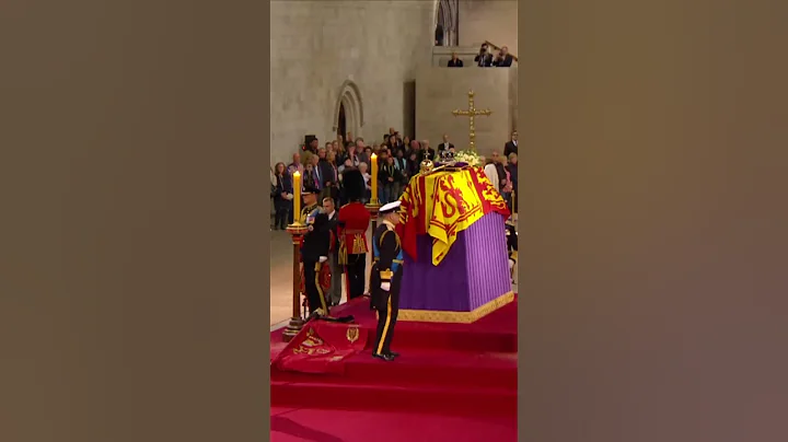 Queen's four children stand vigil