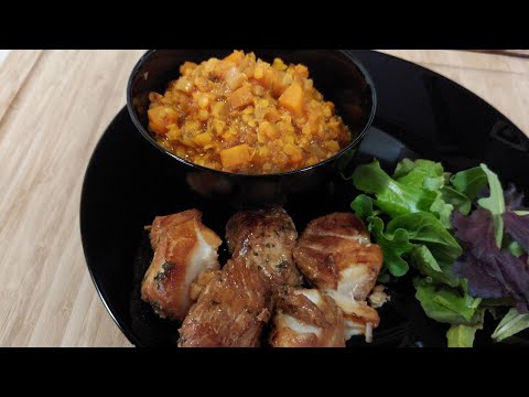 عدس برتقالي سمك الكابيو