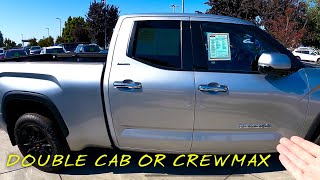 2022 Tundra - What’s Better Double Cab OR CrewMax?