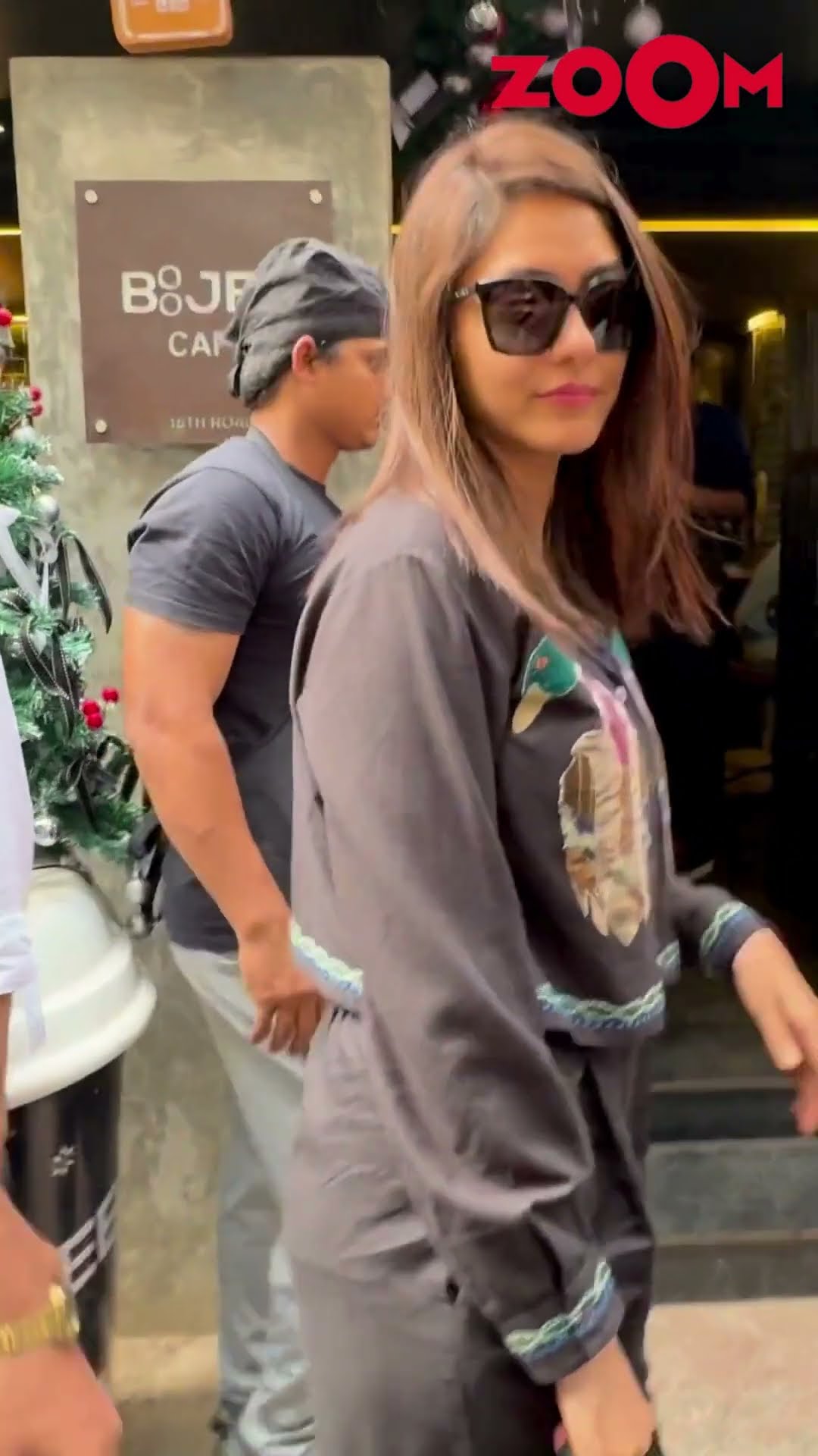 Mrunal Thakur SPORTS a unique chic sunglasses with a casual t-shirt look #mrunalthakur #shorts