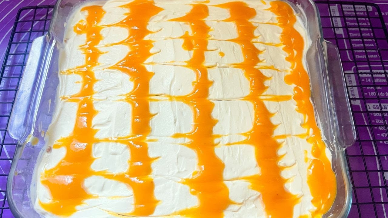 Soft And Creamy Mango Tres Leches Cake | Three Milk Mango Cake | Neelo's Kitchen