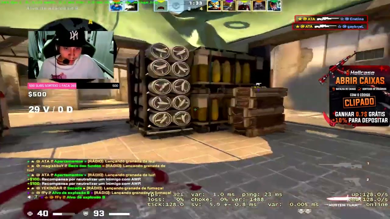 hen1 ensinando como entrar na B da mirage!