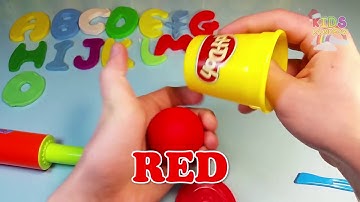 ABC Play Doh Playdough Clay Alphabet English Animals Alfabeto Abecedario Plastilina Playdo