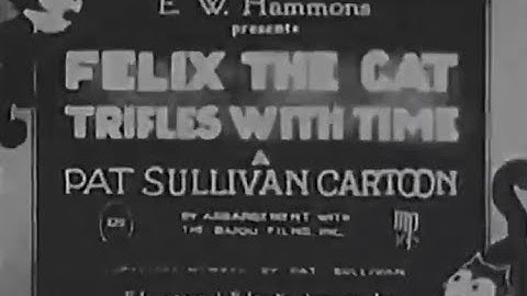 Felix The Cat Trifles With Time (1925)