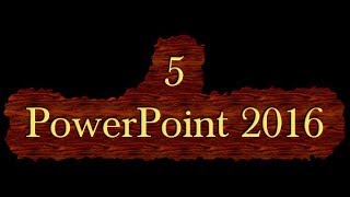 5  شرح كورس PowerPoint 2016 كامل على قناة Come To See