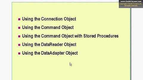 9.Using ADO.NET
