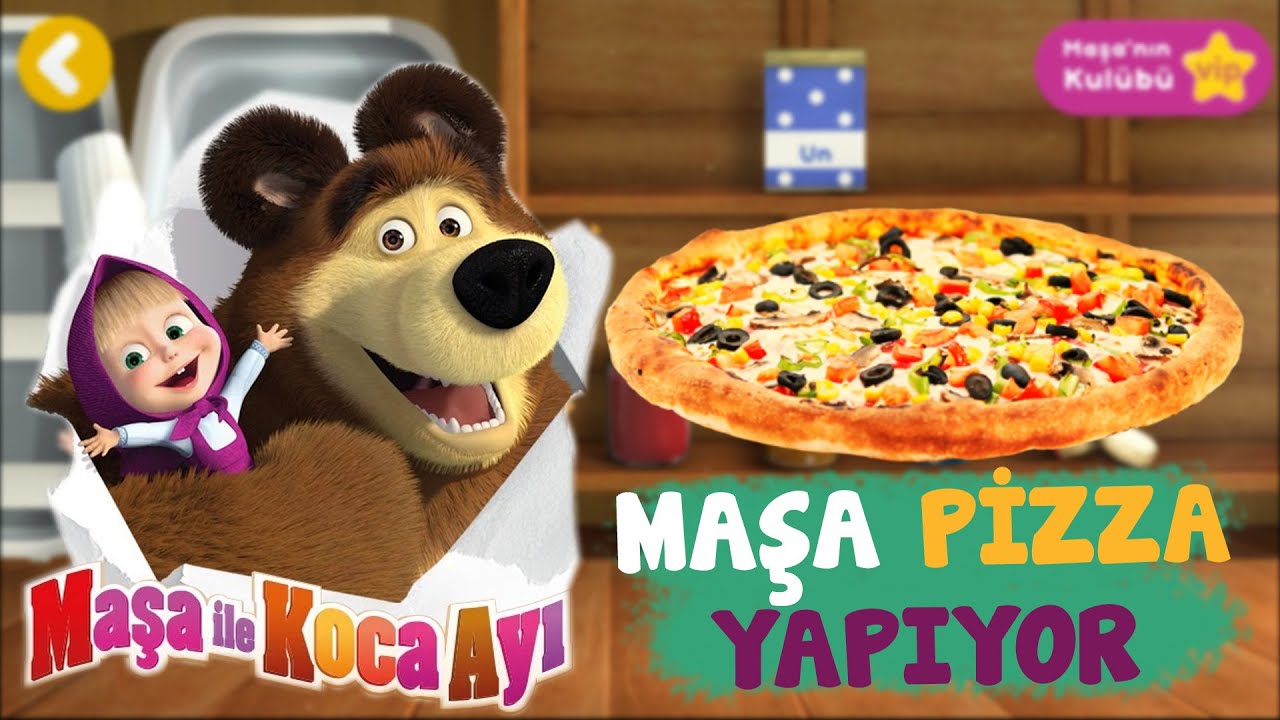 Маша и Медведь готовят пиццу | Игра по приготовлению пиццы