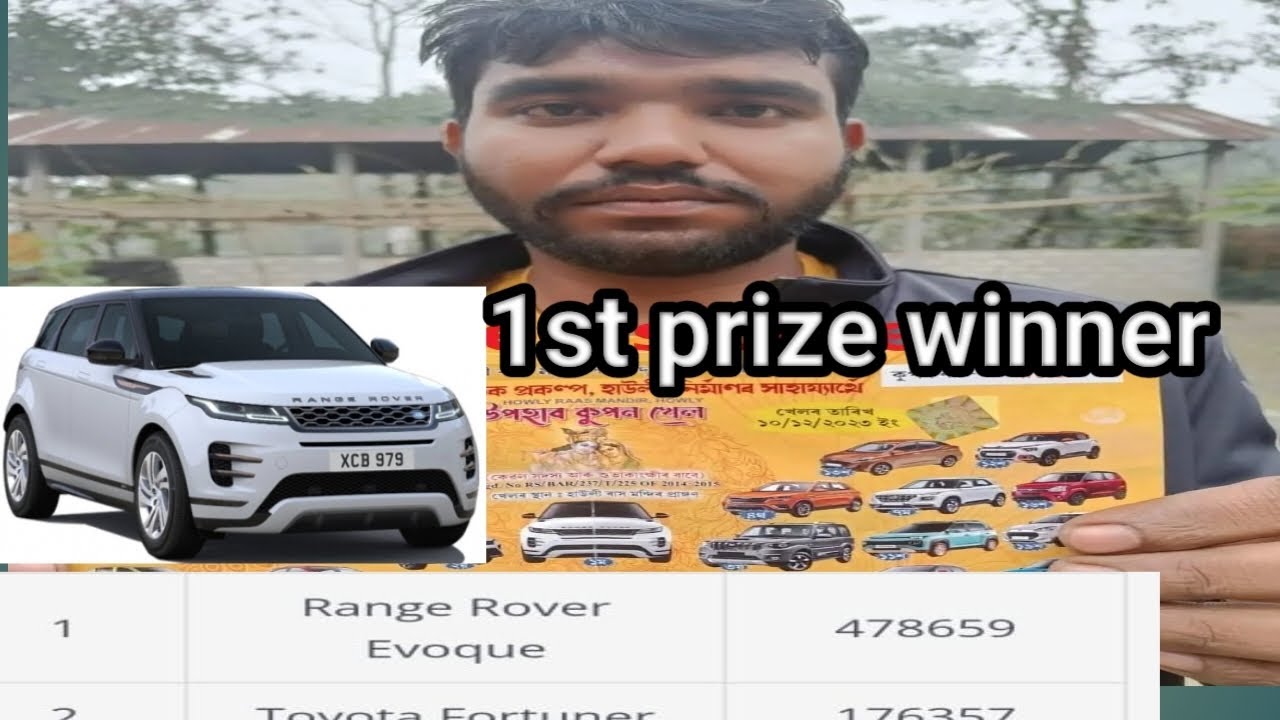 Howly Rash lottery 1st prize winner// Range Rover owner// 
