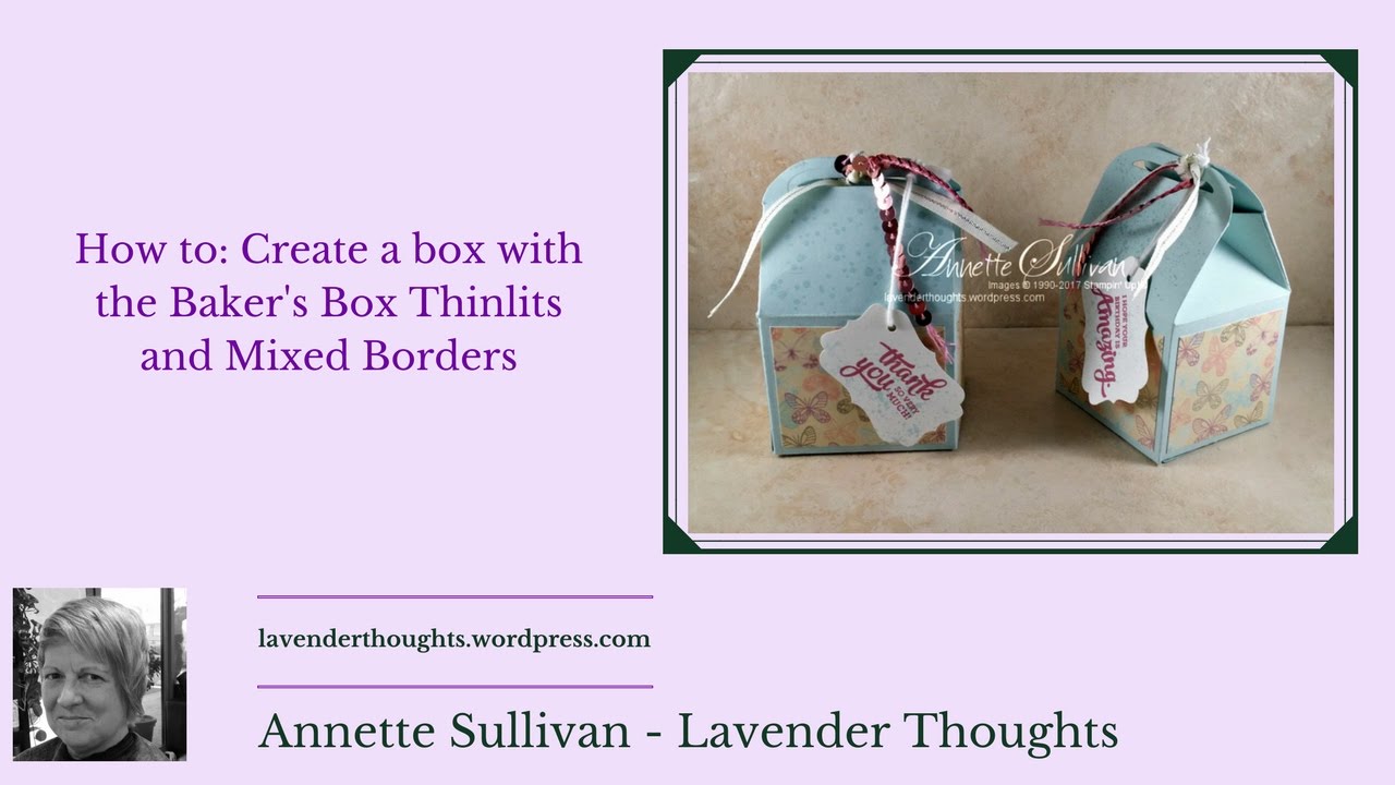 Bakers Box Thinlits With Mixed Borders Sugarplum Sky YouTube