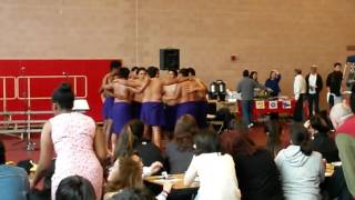 Riordan Poly Club performs the Haka