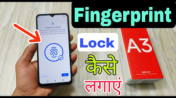 Redmi A3 Fingerprint Lock Settings | How To Set Fingerprint Lock in Redmi A3 | Fingerprint Lock Set