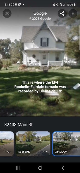 This is where an INFAMOUS tornado video was recorded by Clem Schultz
