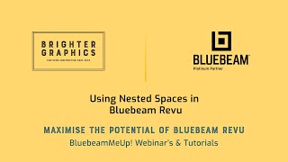 BluebeamMeUp! - Using Nested Spaces in Bluebeam Revu