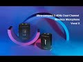 Радіосистема із петличним мікрофоном CKMOVA Vocal X V1(Type-C)