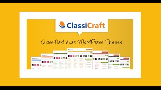 ClassiCraft review and demo - Classified Ads Wordpress Theme