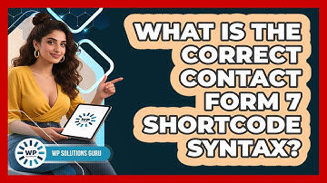 What Is The Correct Contact Form 7 Shortcode Syntax? - WP Solutions Guru