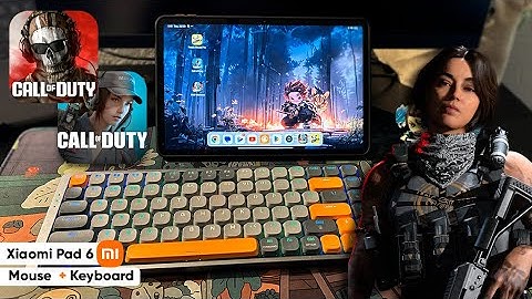 Xiaomi pad 6: Keyboard + Mouse • Mouse Panda PRO • Warzone mobile • COD