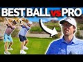 We Challenged A PRO GOLFER To A Match!! | Pro Golfer VS 2 Amateurs |