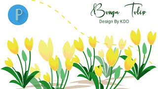 Cara membuat design bunga di pixellab screenshot 2
