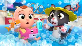 Clean and Cute! Hey Diddle Diddle Bathing Song | Nursery Rhymes & Kids Songs