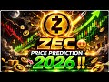 Zec Coin Price Prediction 2026 😍 - 2000$? Zec Coin New Big Update | Zcash Coin News | Zec Crypto