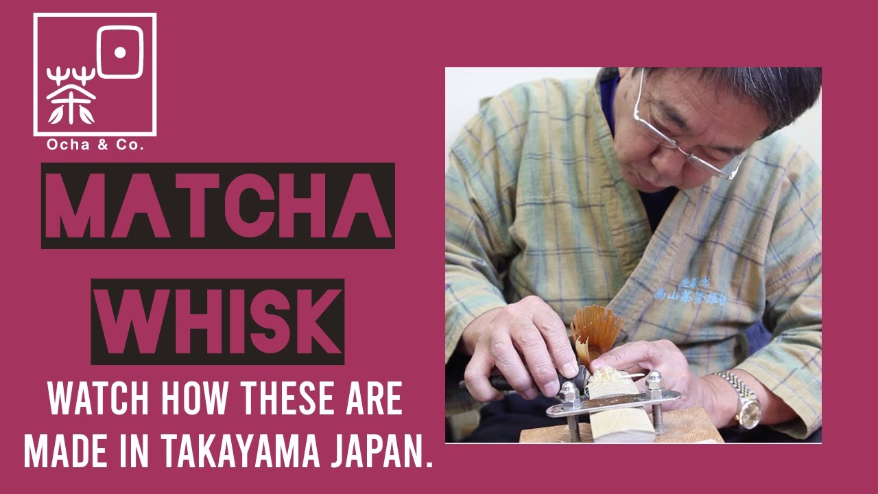 How a Matcha Whisk is made in Takayama Japan YouTube