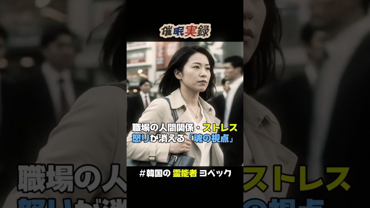 【催眠実録】職場の人間関係・ストレスが「どうでもよくなる」俯瞰の智慧 #スピリチュアル