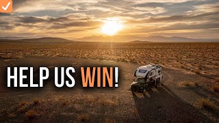 Help us WIN the Truck Camper Magazine Calendar Contest!