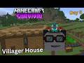 Finally Brought the Villagers to My House|Minecraft Day5