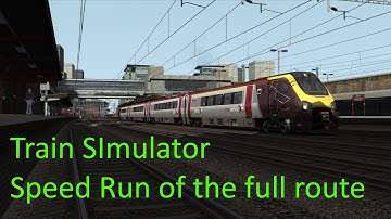 Train Simulator 2020 Route Building Speed run of the FULL route