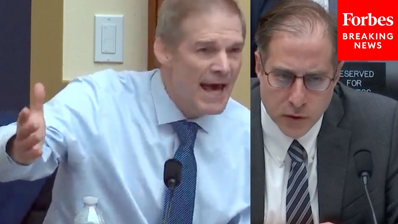 'It Backfired, Didn't It?': Jim Jordan Presses Witness About 'Lawfare ...